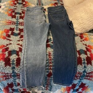 2 pairs size 10 Short American Eagle Skinny Jeans